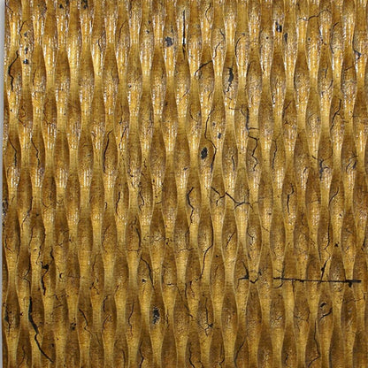 36" X 36" Bronze Square Abstract Hanging Dimensional Sculpture HomeRoots