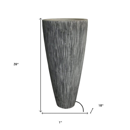 39" Gray Sandstone Garden Accents Accessories HomeRoots