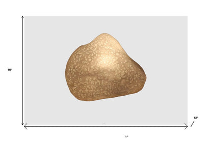 1 X 12 X 10 Sandstone Glass Pieces Polished Stone With Outdoor Light HomeRoots