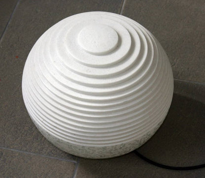 12" White Sandstone Garden Stone