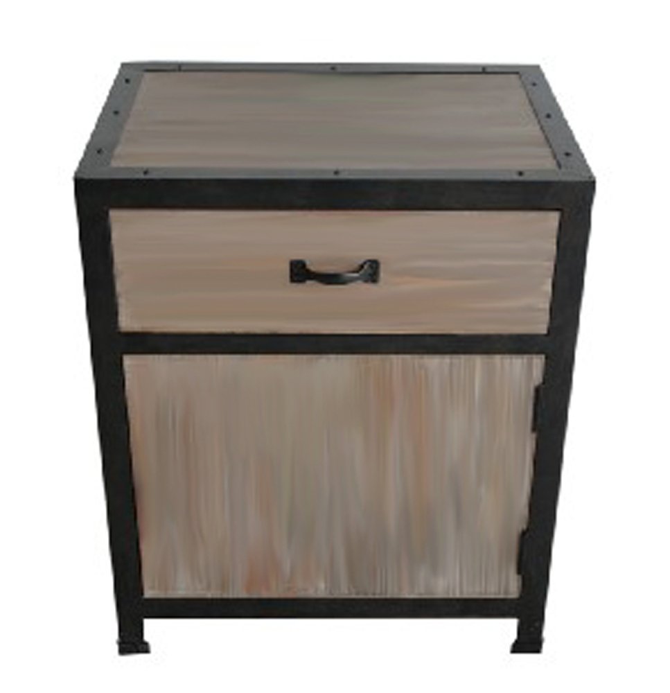 20" Brown Solid Wood End Table With Drawer HomeRoots