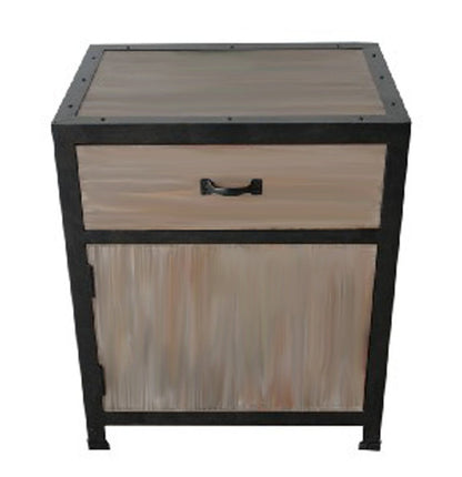 20" Brown Solid Wood End Table With Drawer HomeRoots