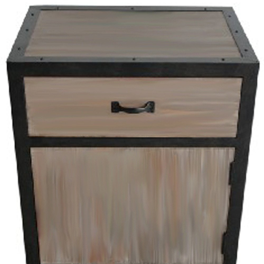 20" Brown Solid Wood End Table With Drawer HomeRoots