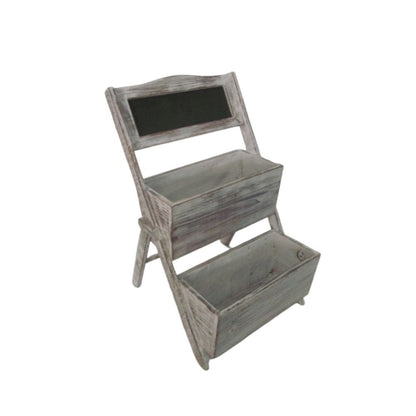 10" Gray Solid Wood Indoor Outdoor Planter Box HomeRoots