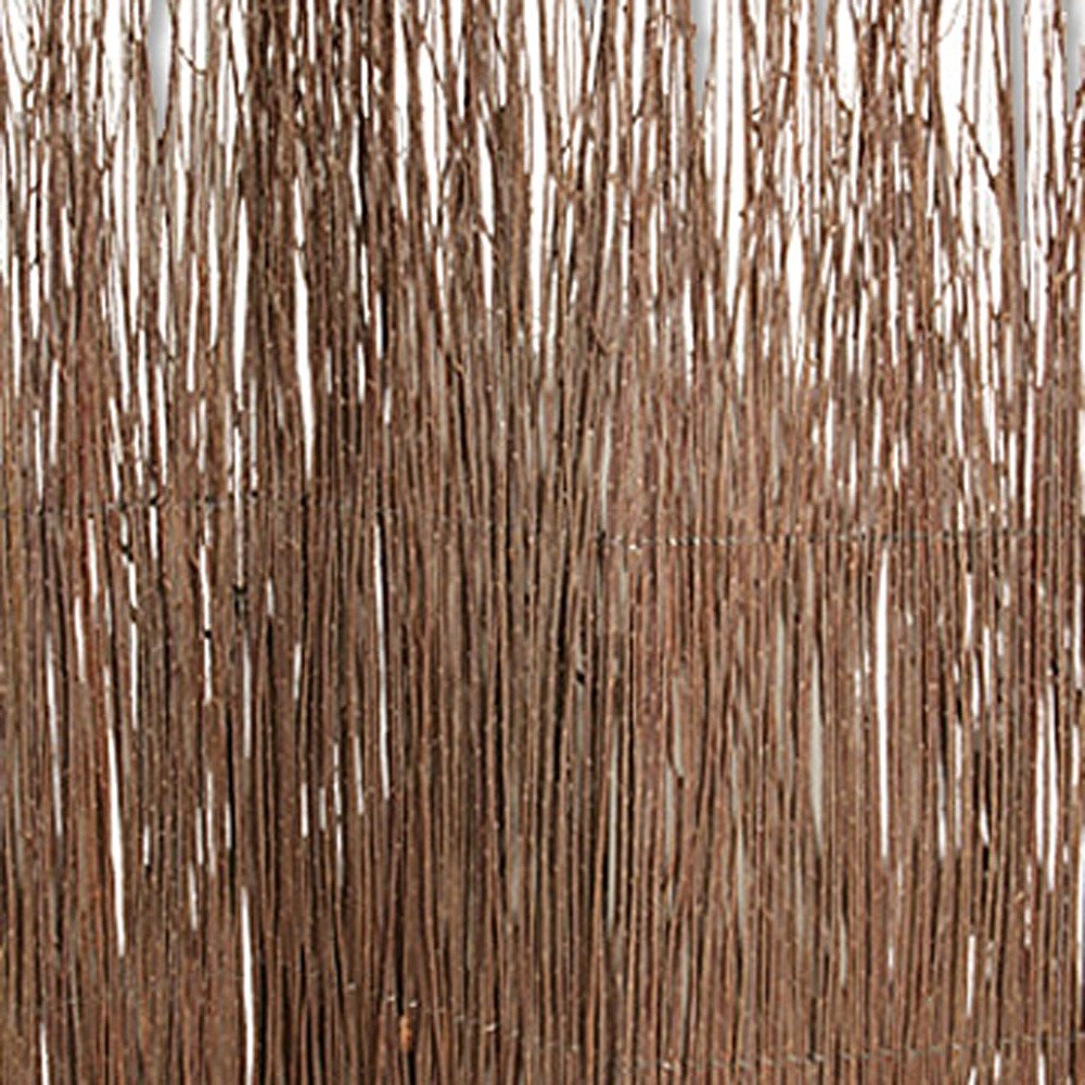 84" Brown Wood Folding Three Panel Screen Room Divider HomeRoots