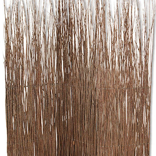 84" Brown Wood Folding Three Panel Screen Room Divider HomeRoots