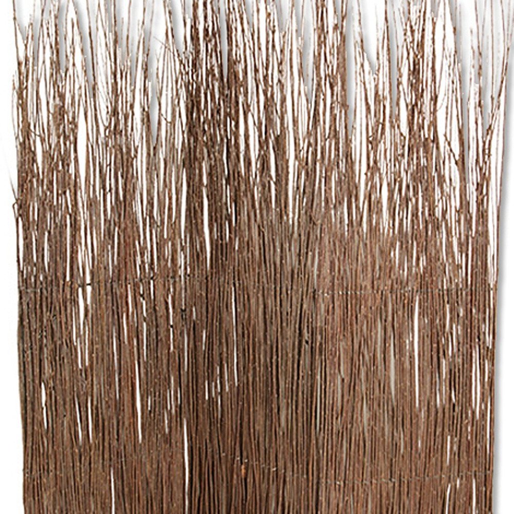 84" Brown Wood Folding Three Panel Screen Room Divider HomeRoots