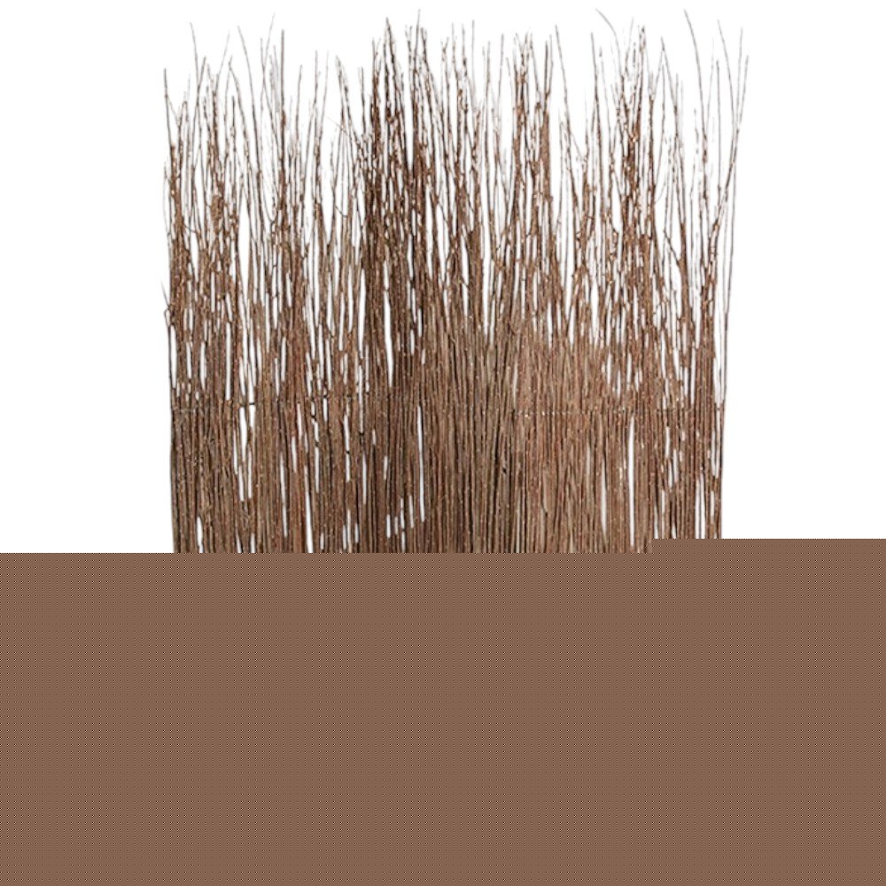 84" Brown Wood Folding Three Panel Screen Room Divider HomeRoots