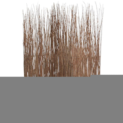 84" Brown Wood Folding Three Panel Screen Room Divider HomeRoots
