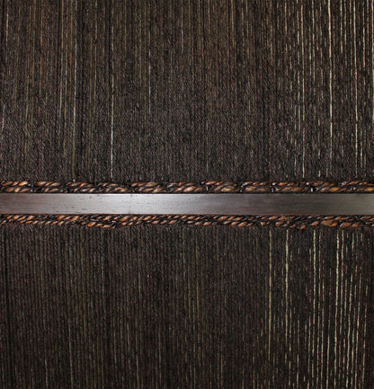 72" Brown Folding Three Panel Screen Room Divider HomeRoots