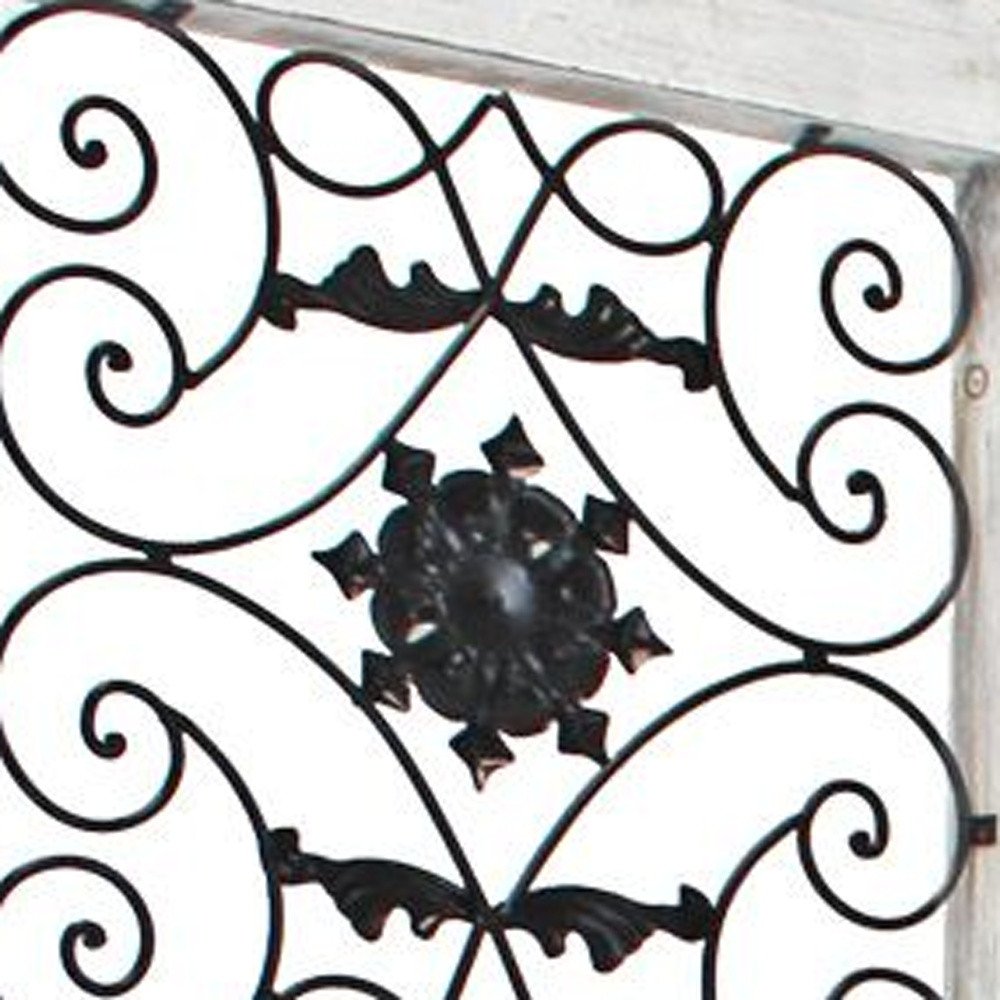 Gray Wash 4 Panel With Scroll Work Room Divider Screen HomeRoots