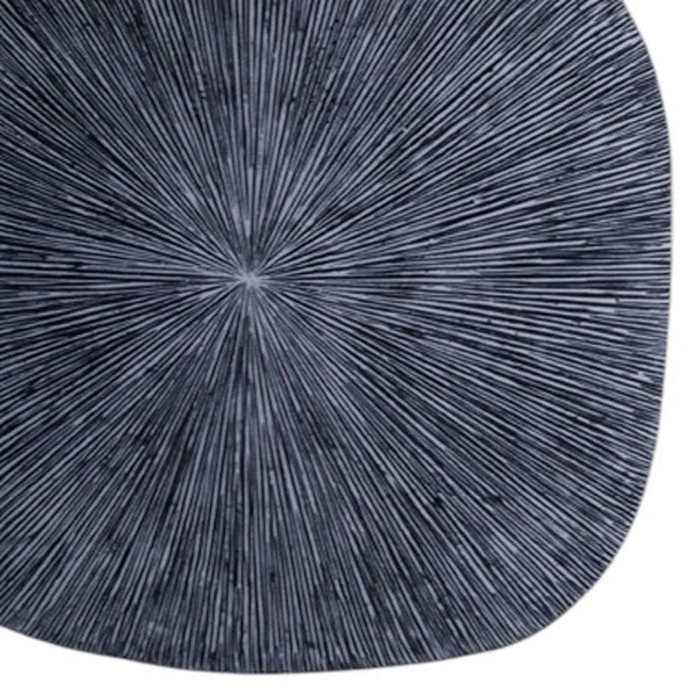 29" X 29" X 2" Gray, Sandstone, Ribbed, Square - Wall Decor — view 3