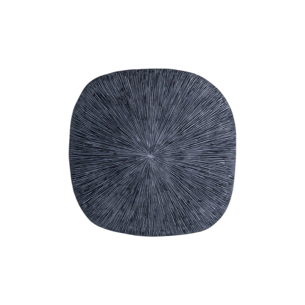 29" X 29" X 2" Gray, Sandstone, Ribbed, Square - Wall Decor — view 2