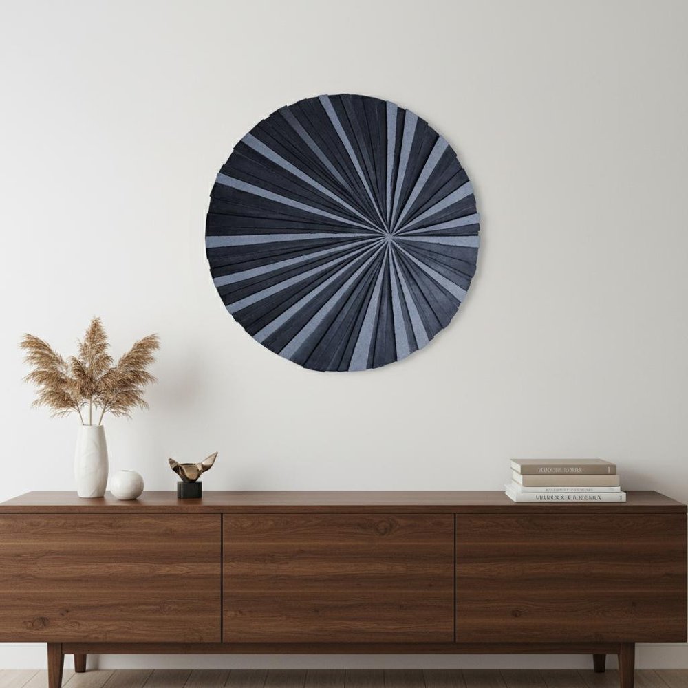19" X 19" Gray Sandstone Wall Decor — view 1