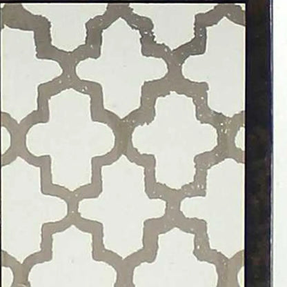 30" Distressed Bronze Metal Bedside Lamp With Beige Shade HomeRoots