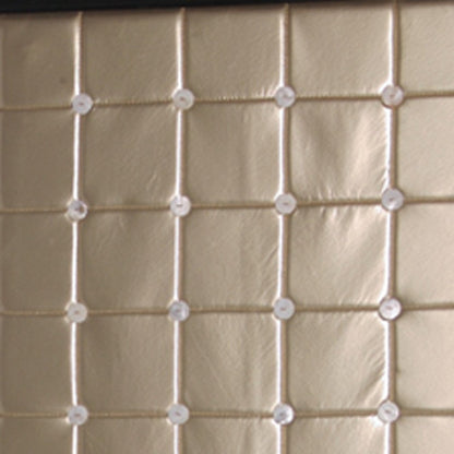 84" Gold Fabric Folding Two Panel Screen Room Divider HomeRoots