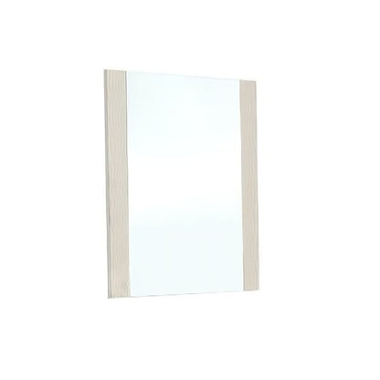 41" Black Faux Shagreen Partially Framed Accent Mirror HomeRoots
