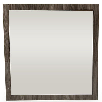 41" Gray Square Wood Framed Accent Mirror HomeRoots