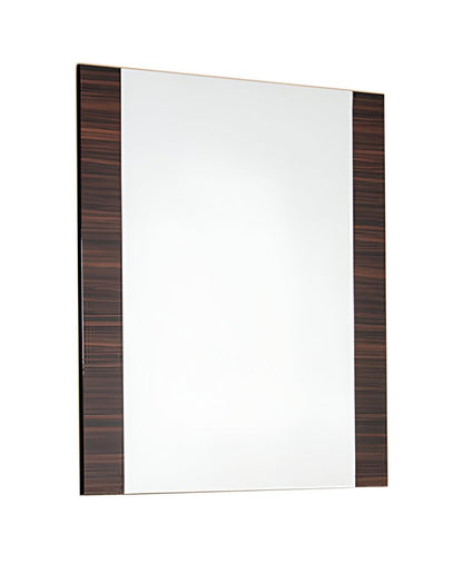 45" Ebony Wood Framed Accent Mirror HomeRoots