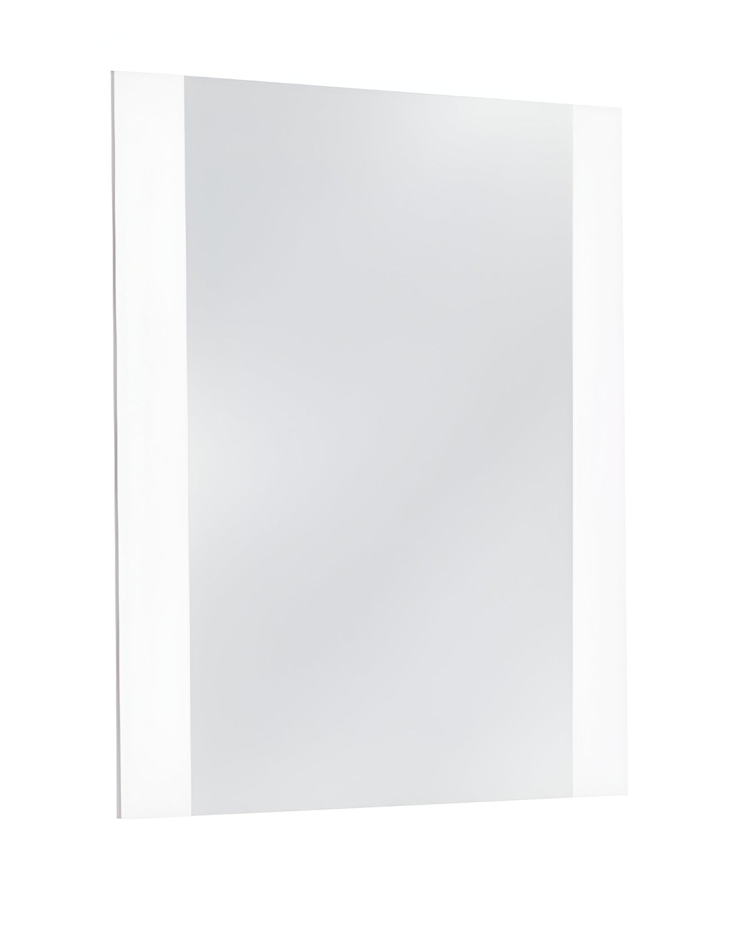 41" White Framed Mounted Dresser Mirror