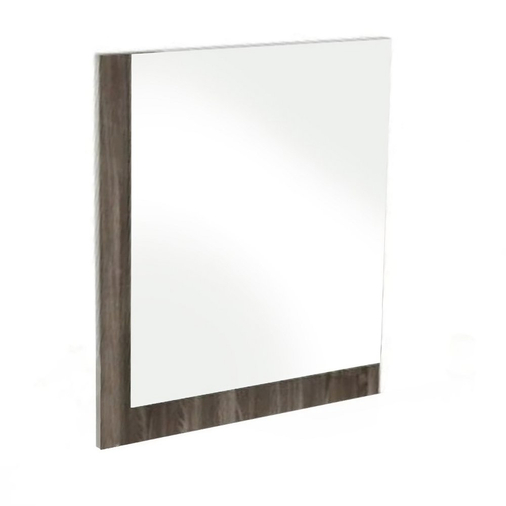 41" Ebony Wood Framed Mounted Dresser Mirror HomeRoots