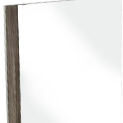 41" Ebony Wood Framed Mounted Dresser Mirror HomeRoots