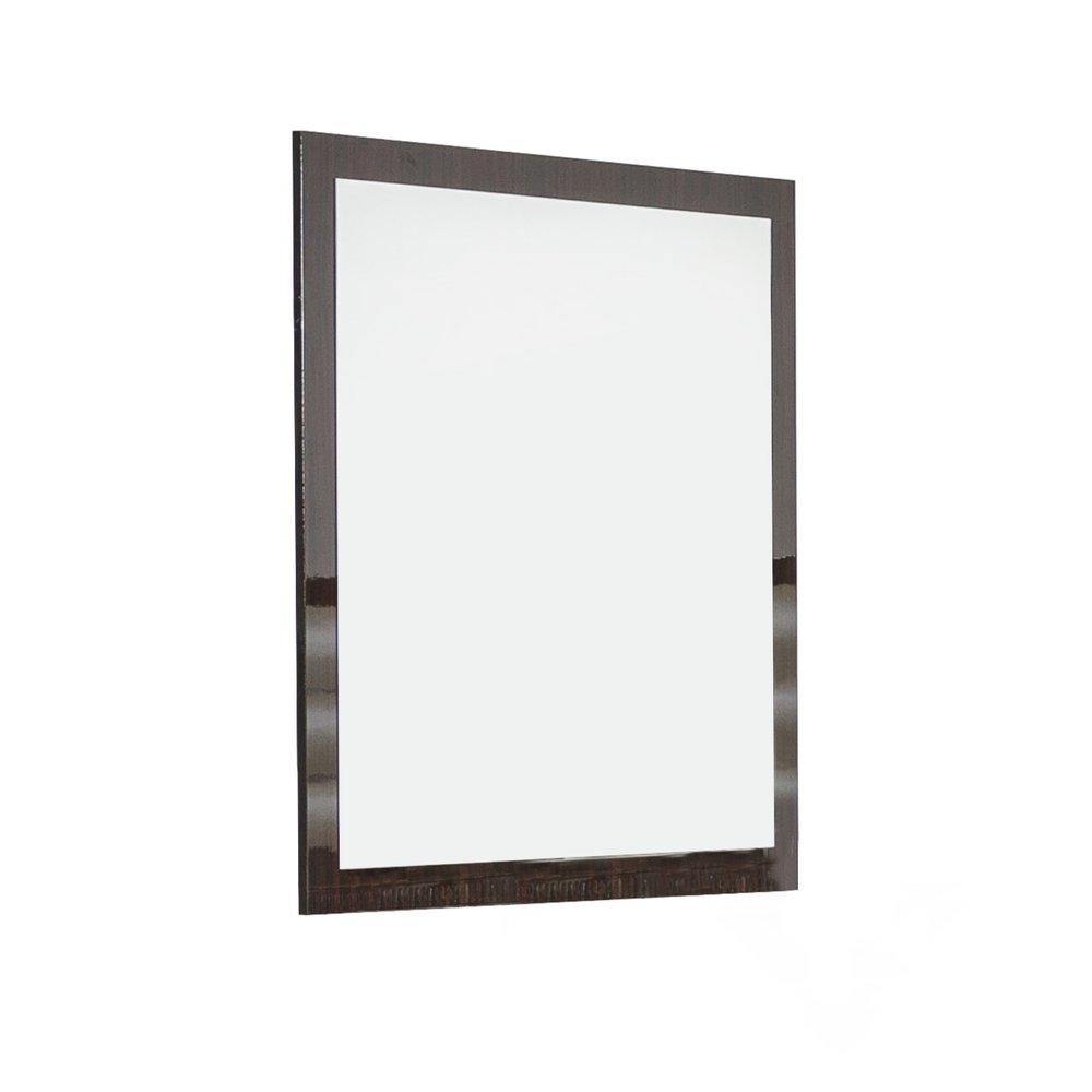 41" Ebony Wood Framed Mounted Dresser Mirror HomeRoots