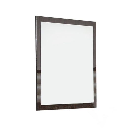 41" Ebony Wood Framed Mounted Dresser Mirror HomeRoots