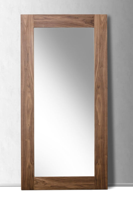 79" Brown Framed Leaning Full Length Hanging Mirror HomeRoots