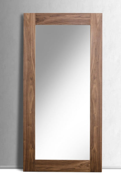79" Brown Framed Leaning Full Length Hanging Mirror HomeRoots