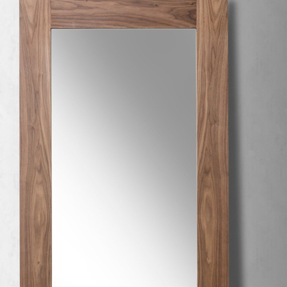 79" Brown Framed Leaning Full Length Hanging Mirror HomeRoots
