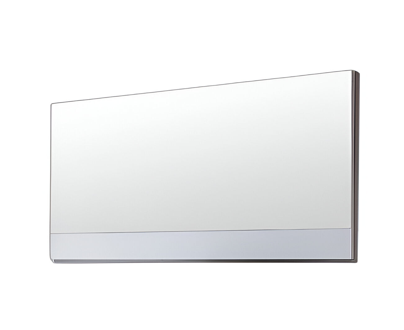 24" White Wood Framed Bathroom Vanity Mirror