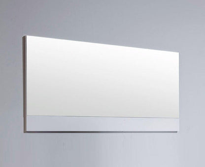 White Rectangle Bathroom Over Vanity Mirror - FurniFindUSA