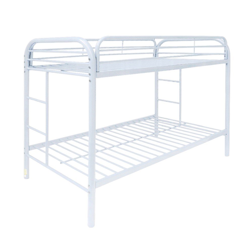 Black Twin Over Twin Metal Bunk Bed — view 6