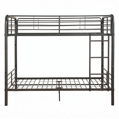 Gunmetal Full Over Full Metal Bunk Bed HomeRoots