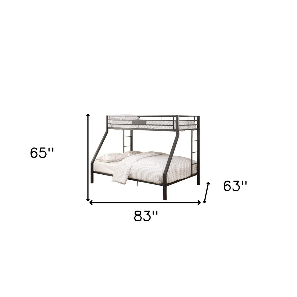 Twin Over Queen Bunk Bed HomeRoots
