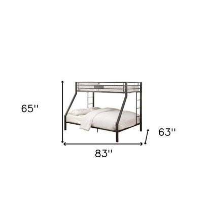 Twin Over Queen Bunk Bed HomeRoots