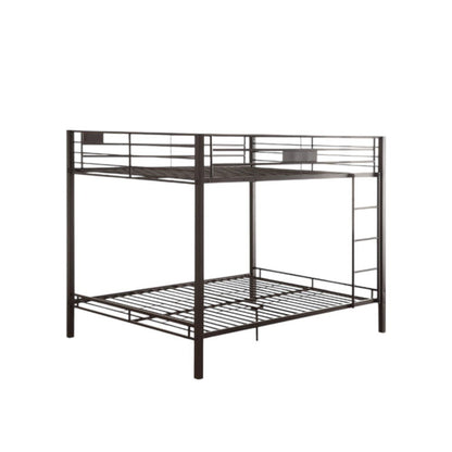 Black Queen Over Queen Bunk Bed HomeRoots