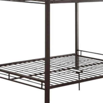 Black Queen Over Queen Bunk Bed HomeRoots