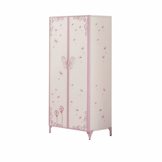 32" Purple And White Metal Dresser HomeRoots