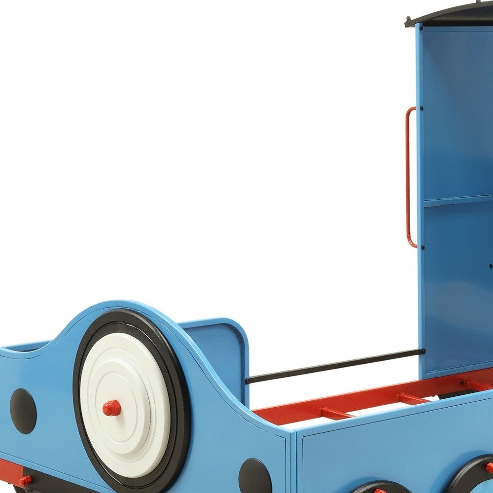 Steel Twin Red White and Blue Bed HomeRoots