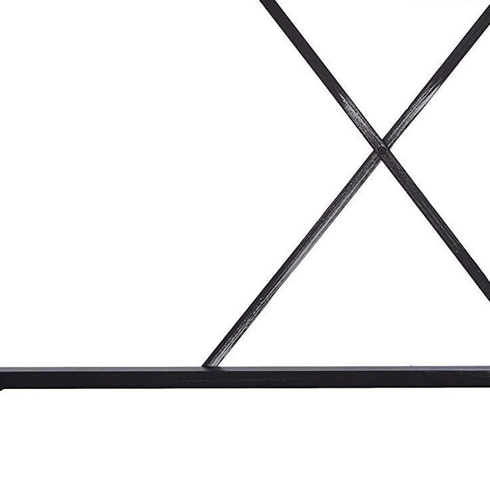 48" Brown and Black Computer Desk HomeRoots