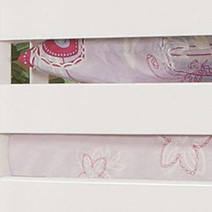 White Twin Over Twin Bunk Bed HomeRoots