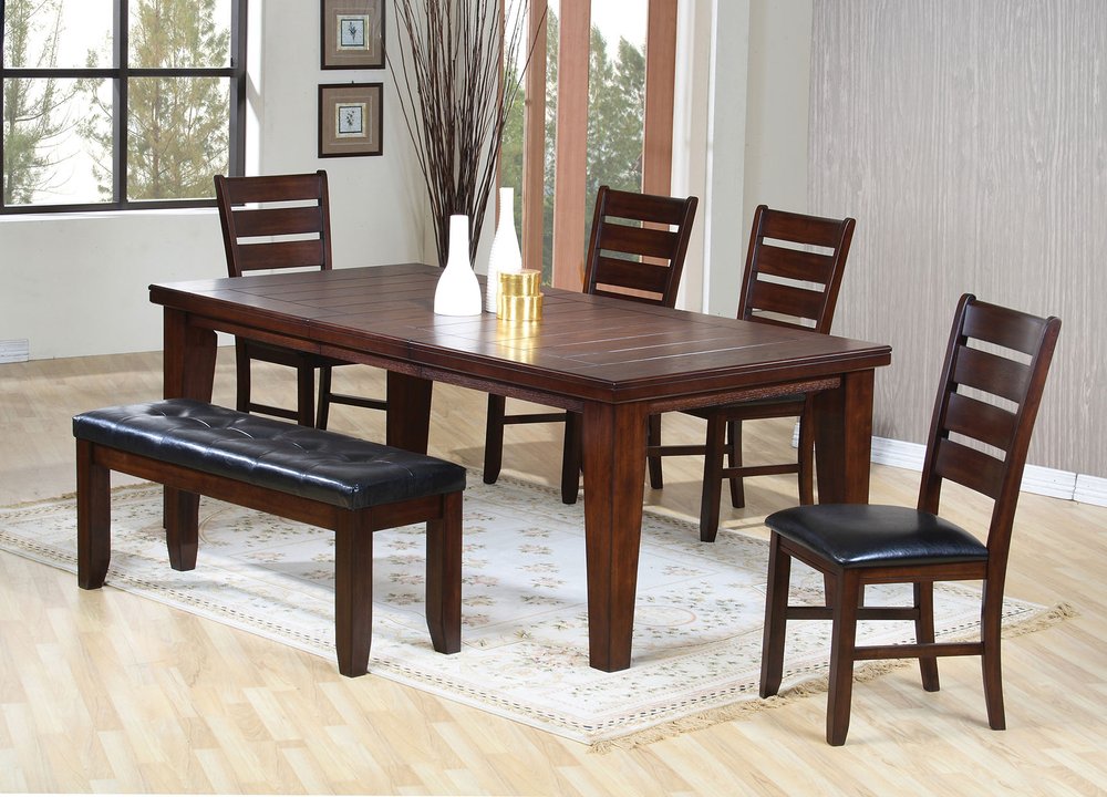 48" Dark Brown Solid Manufactured Wood Dining Table HomeRoots