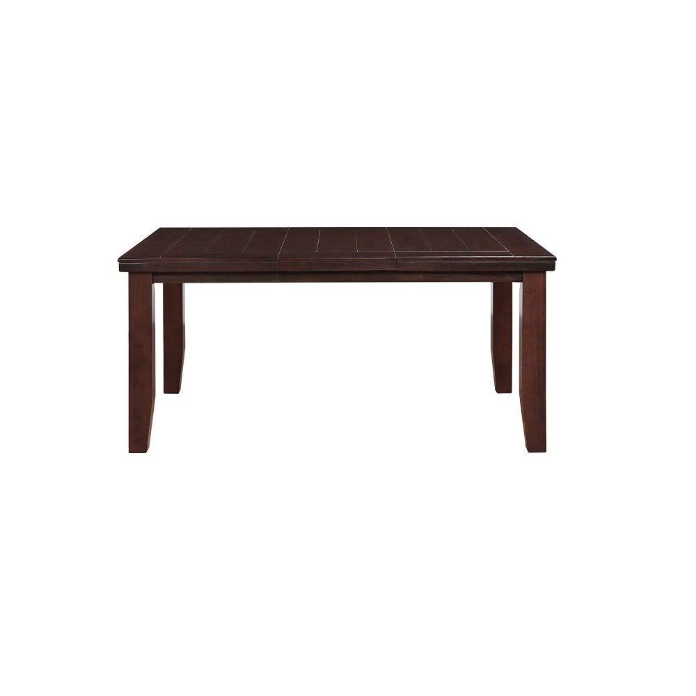 48" Dark Brown Solid Manufactured Wood Dining Table HomeRoots