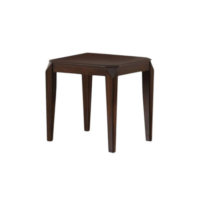 23" Dark Brown Solid Wood End Table HomeRoots