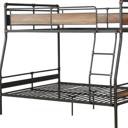 Bronze Queen Over Queen Metal Bunk Bed HomeRoots