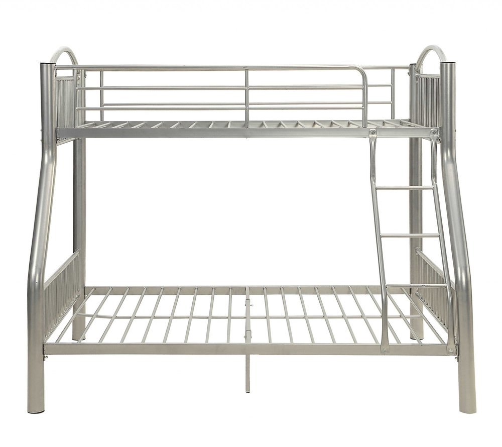 78" X 56" X 67" Twin Over Full Black Bunk Bed HomeRoots