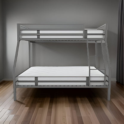78" X 56" X 67" Twin Over Full Black Bunk Bed HomeRoots
