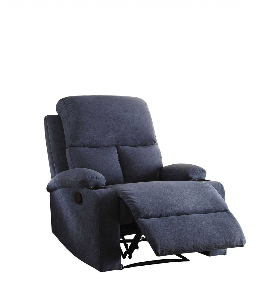 32" Gray Linen Recliner HomeRoots